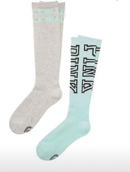 PINK Victoria's Secret Accessories - ❌2 PAIRS🌺PINK Victoria's Secret Knee Sock .Nwt
